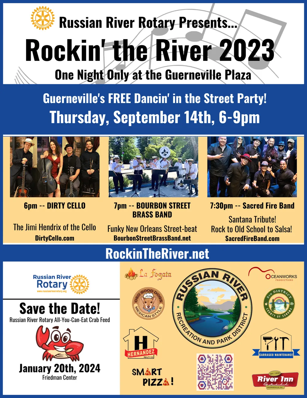 Russian River Rotary festival poster image