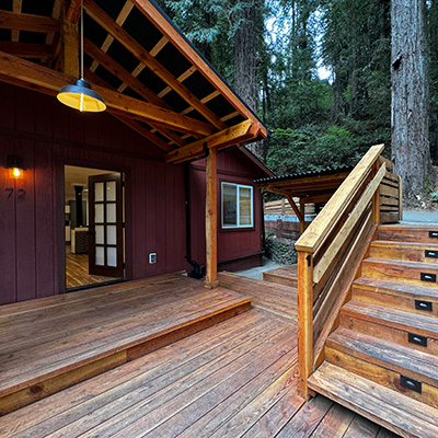 A cabin in Guerneville, CA