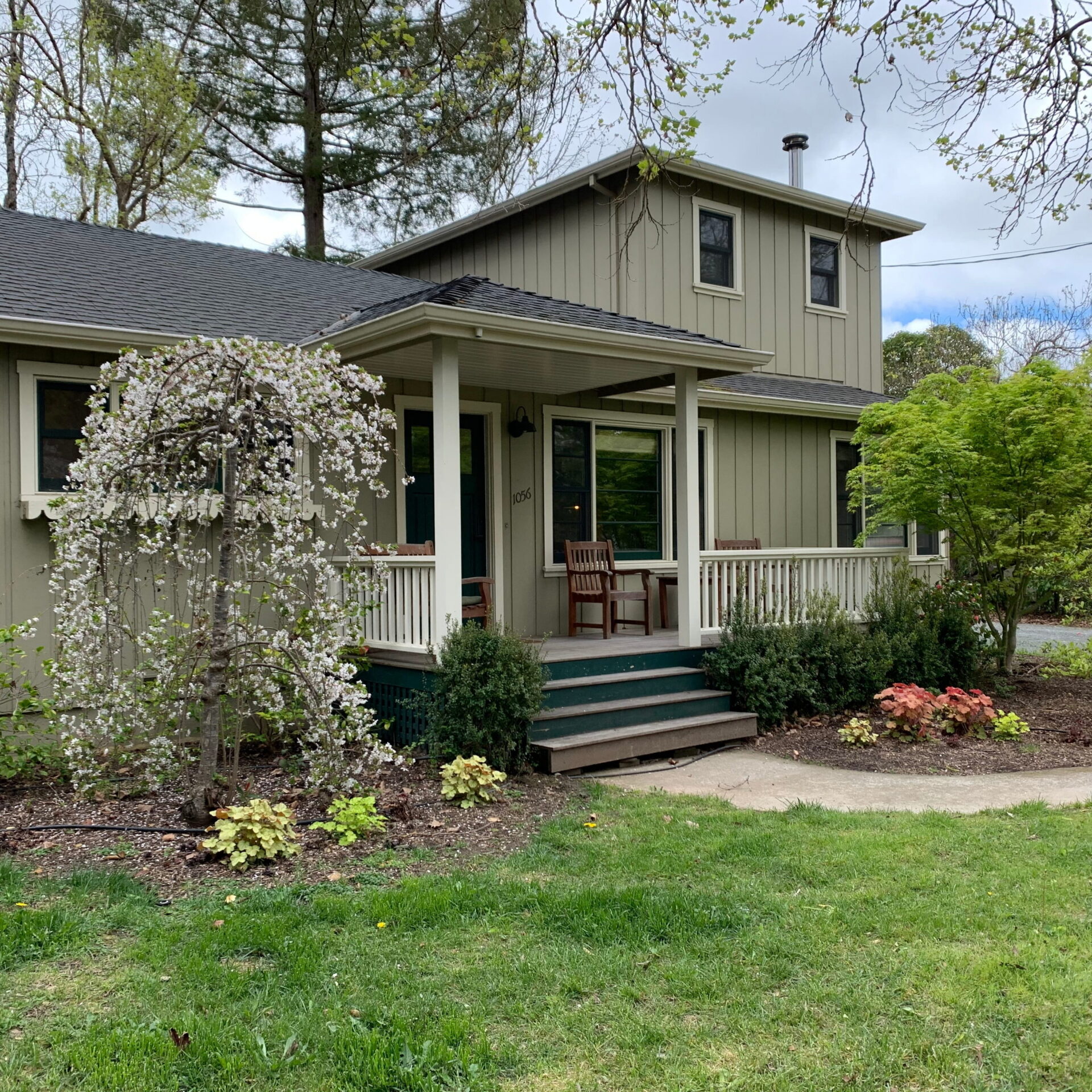 Exterior front with porch